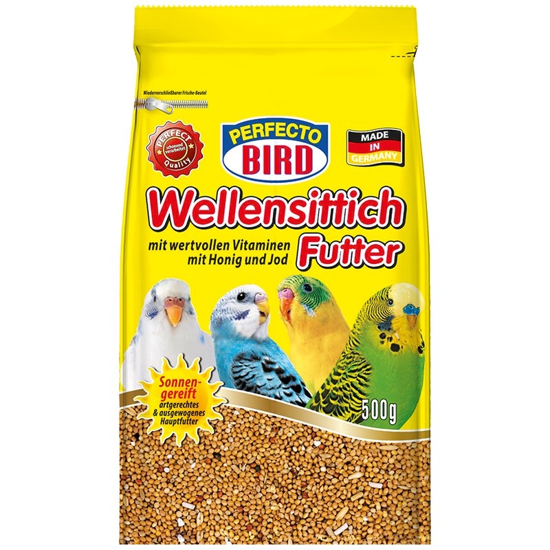 Perfecto Bird Wellensittichfutter - maistas banguotosioms papūgėlėms 500g