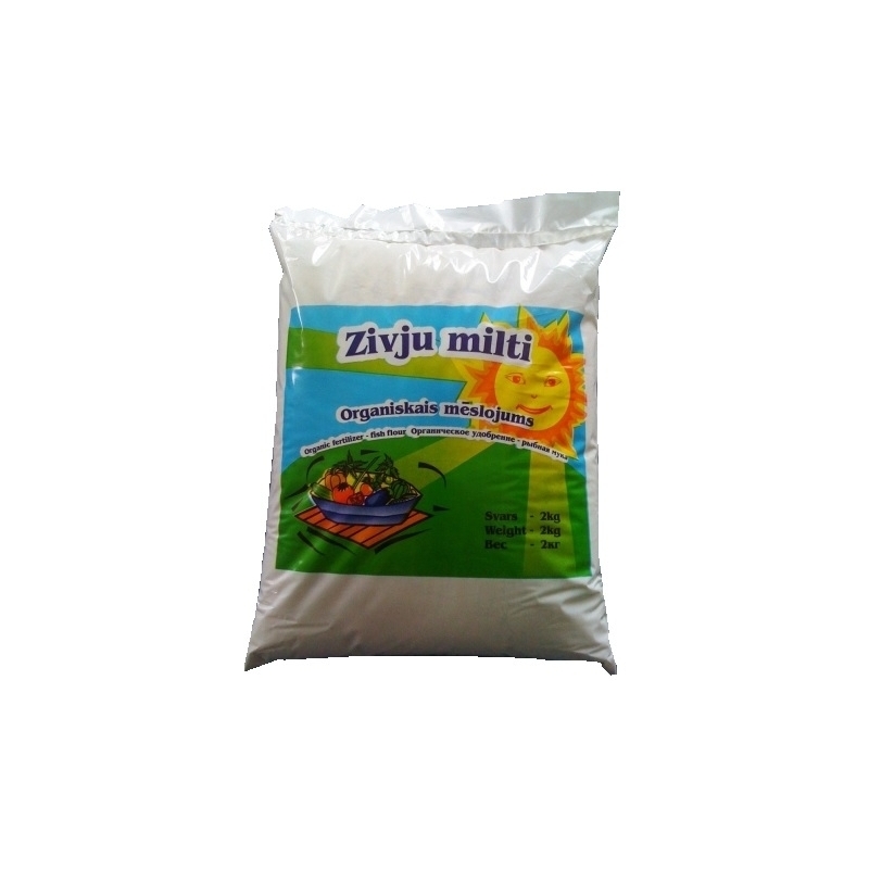 Organinės trąšos - Žuvų miltai 2kg